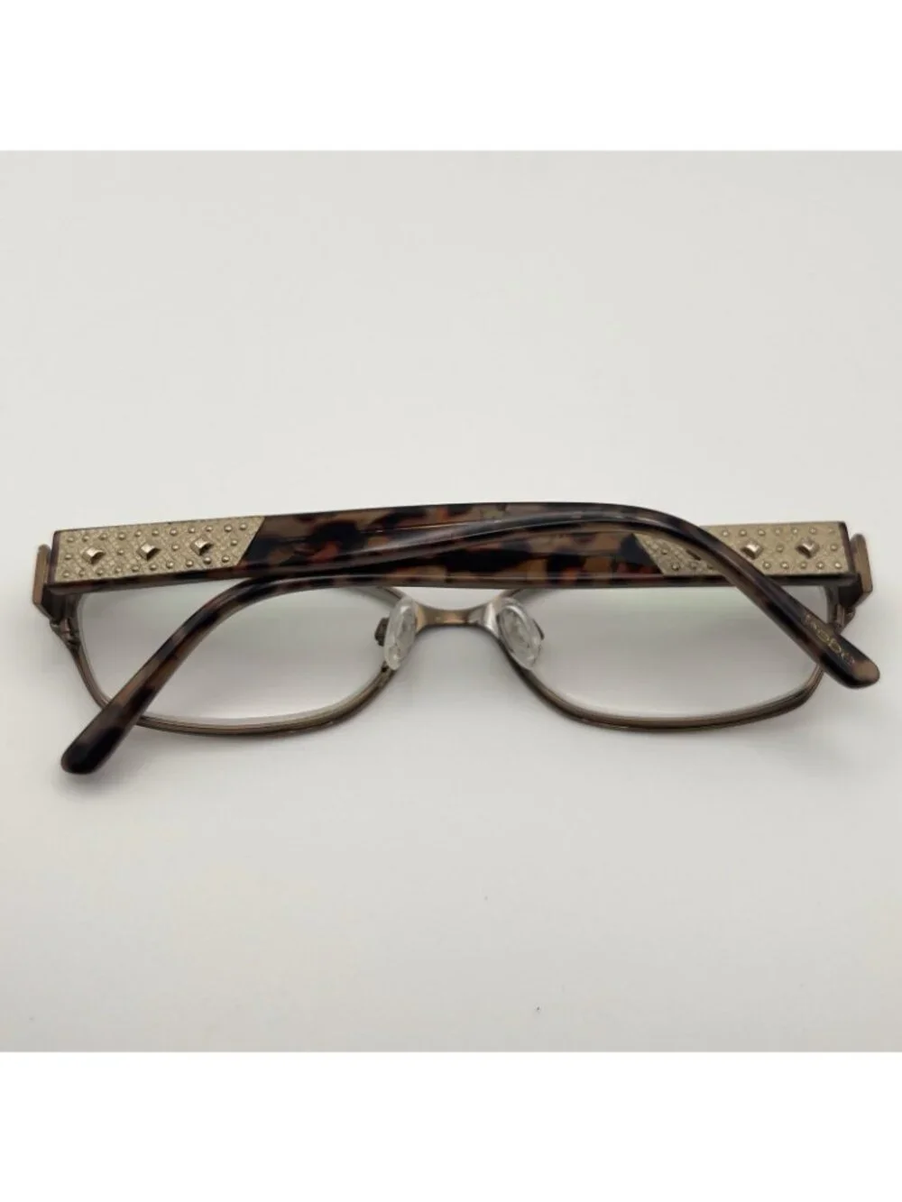 Bebe BB 5149 200 Topaz Eyeglass Frames Women Brown Tortoise Metal 54-16-135 Case